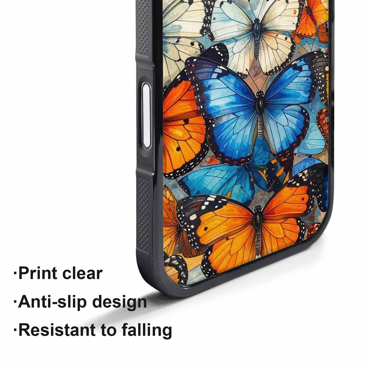 iPhone 17 Pro Case — Small Butterfly Wing Pattern Randomly Original, Custom Printed Phone Case