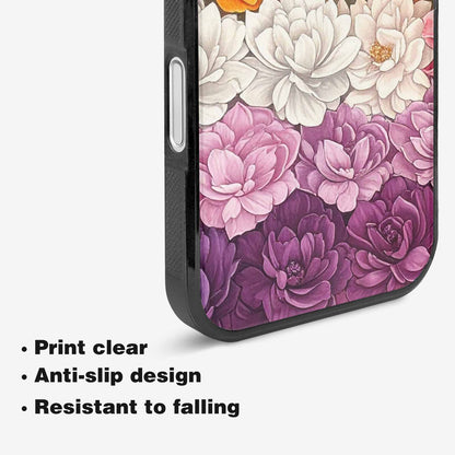 iPhone 16 Plus Case — Lesbian Flag Color Theme Small Rainbow, Custom Printed Phone Case