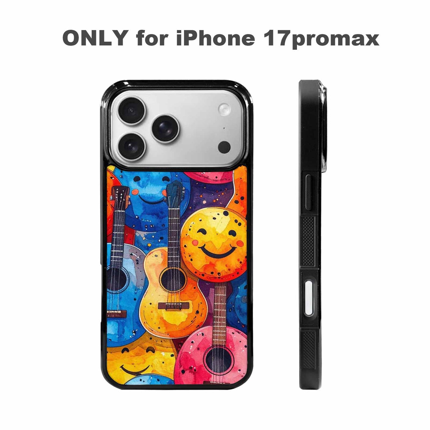 iPhone 17 Pro Max Case — Watercolor Smiley Face Watercolor Abstract, Custom Phone Case