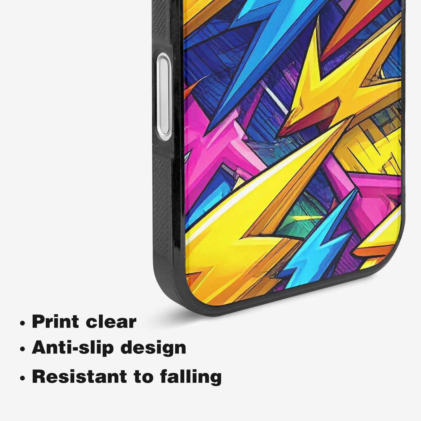 iPhone 16 Plus Case — Lightning Bolt Storm Pattern Hundreds Of, Original Design Phone Case