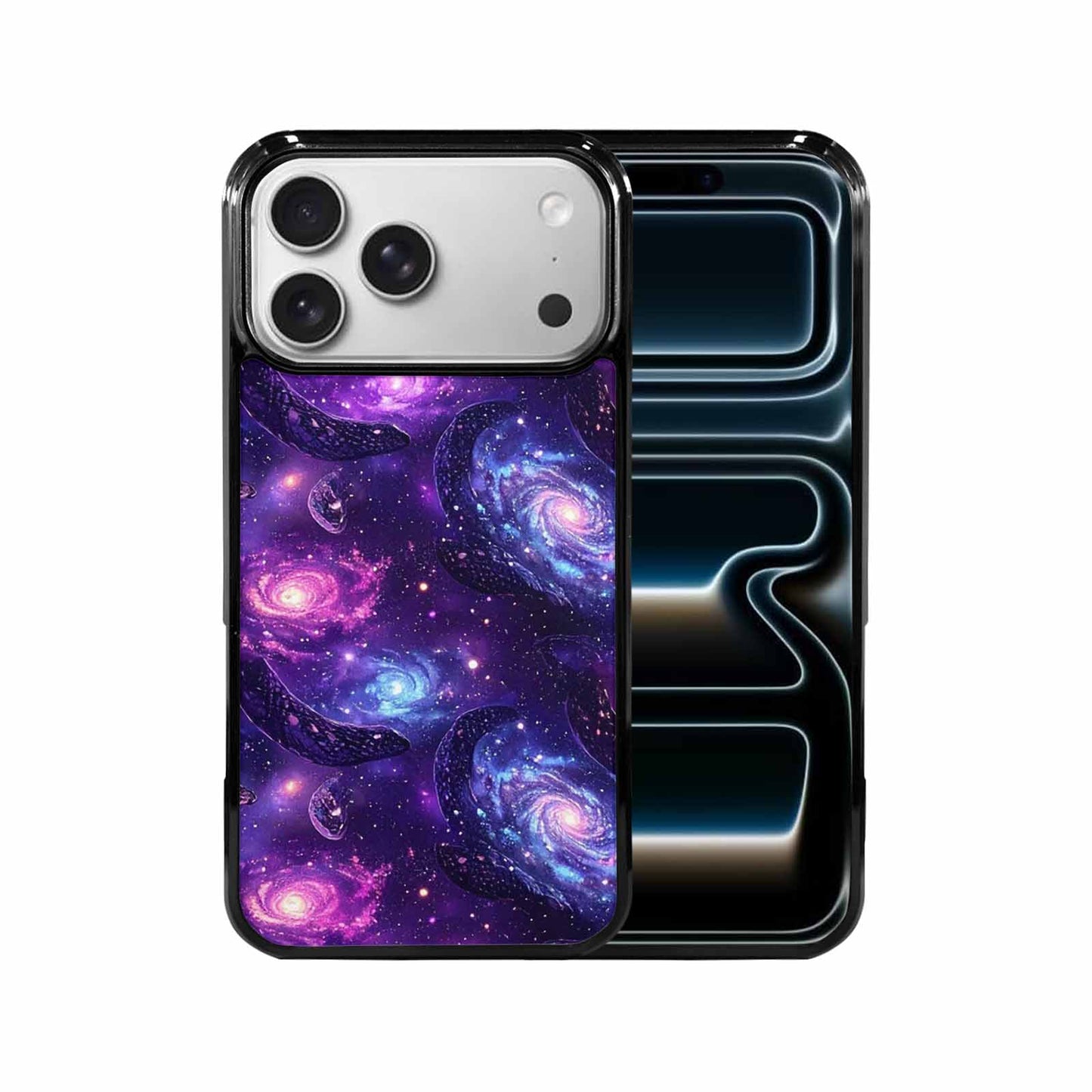 iPhone 17 Pro Max Case — Snake Print Galaxy Seamless Animal Print, Custom Made Phone Cover