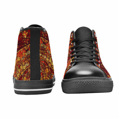 MEN'S Mandala Lions High Top Canvas Dreamcore Shoes