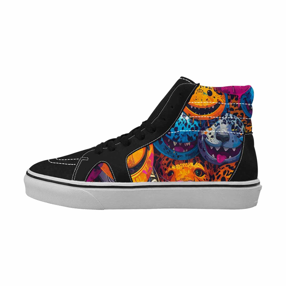 MEN'S Smiley Faces High Top Canvas Dreamcore Shoes