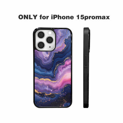 iPhone 15 Pro Max Case — Marble Galaxy Custom Personalized Phone Cover, Custom Made Phone Cover