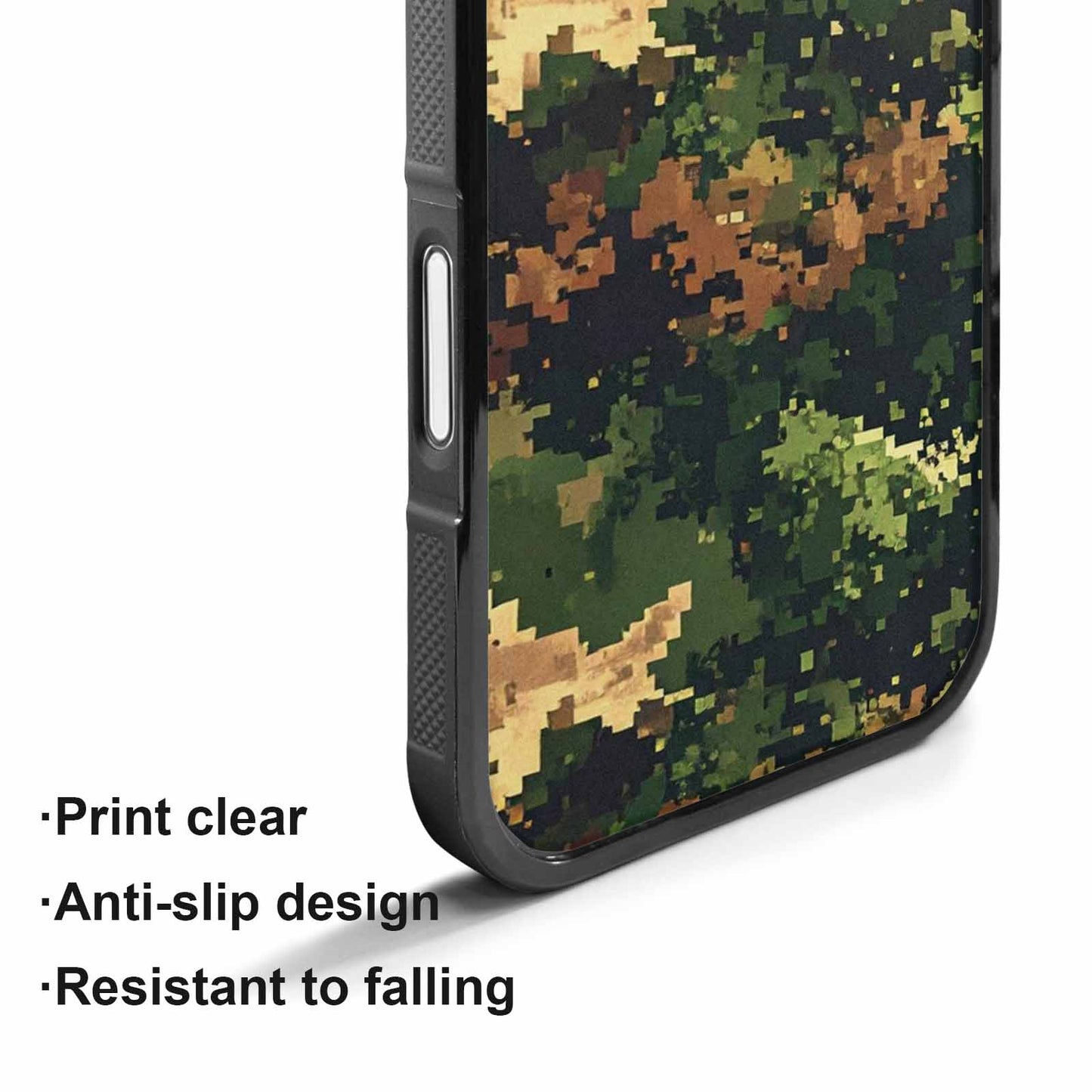 iPhone 17 Case — Small Military Camouflage Blotch Camo, Custom Made Phone Cover