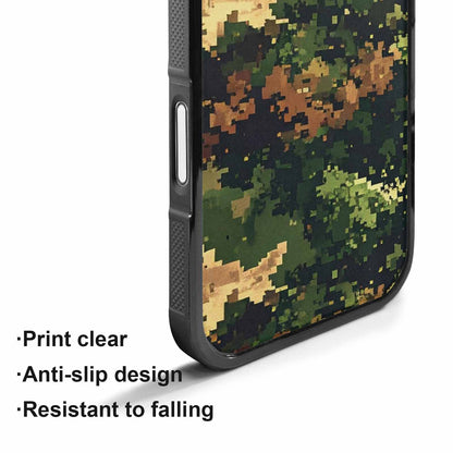 iPhone 17 Case — Small Military Camouflage Blotch Camo, Custom Made Phone Cover