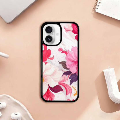 iPhone 17 Case — Marble Floral, Original Design Phone Case