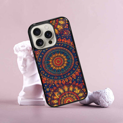 iPhone 16 Pro Case — Mandala Lions, Custom Made Phone Cover