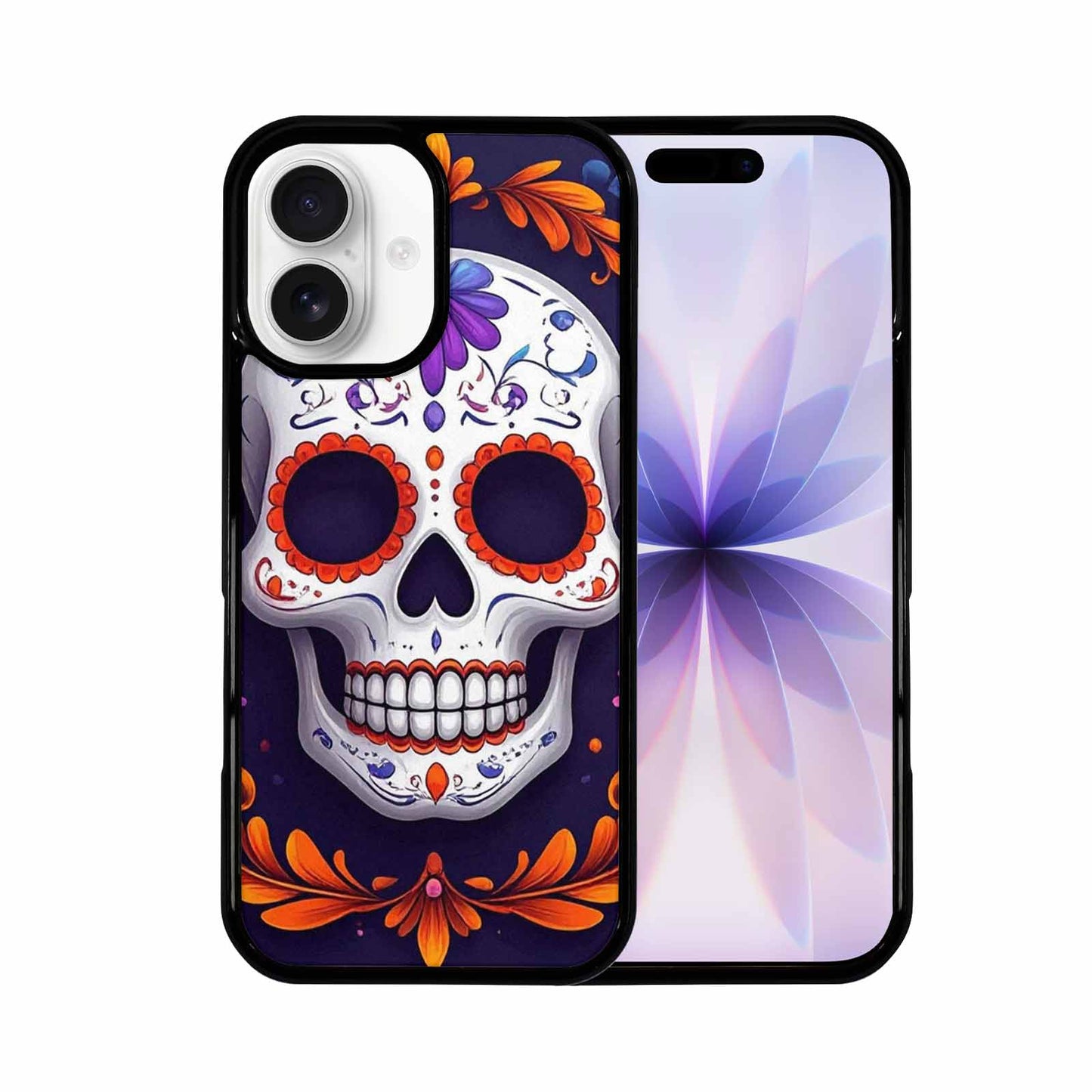 iPhone 17 Case — Day Dead Sugar Skull Gothic Skulls, Custom Printed Phone Case