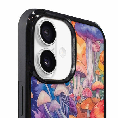 iPhone 17 Case — Mushrooms Tie Dyemushrooms Pat Tie Dye, Custom Phone Case