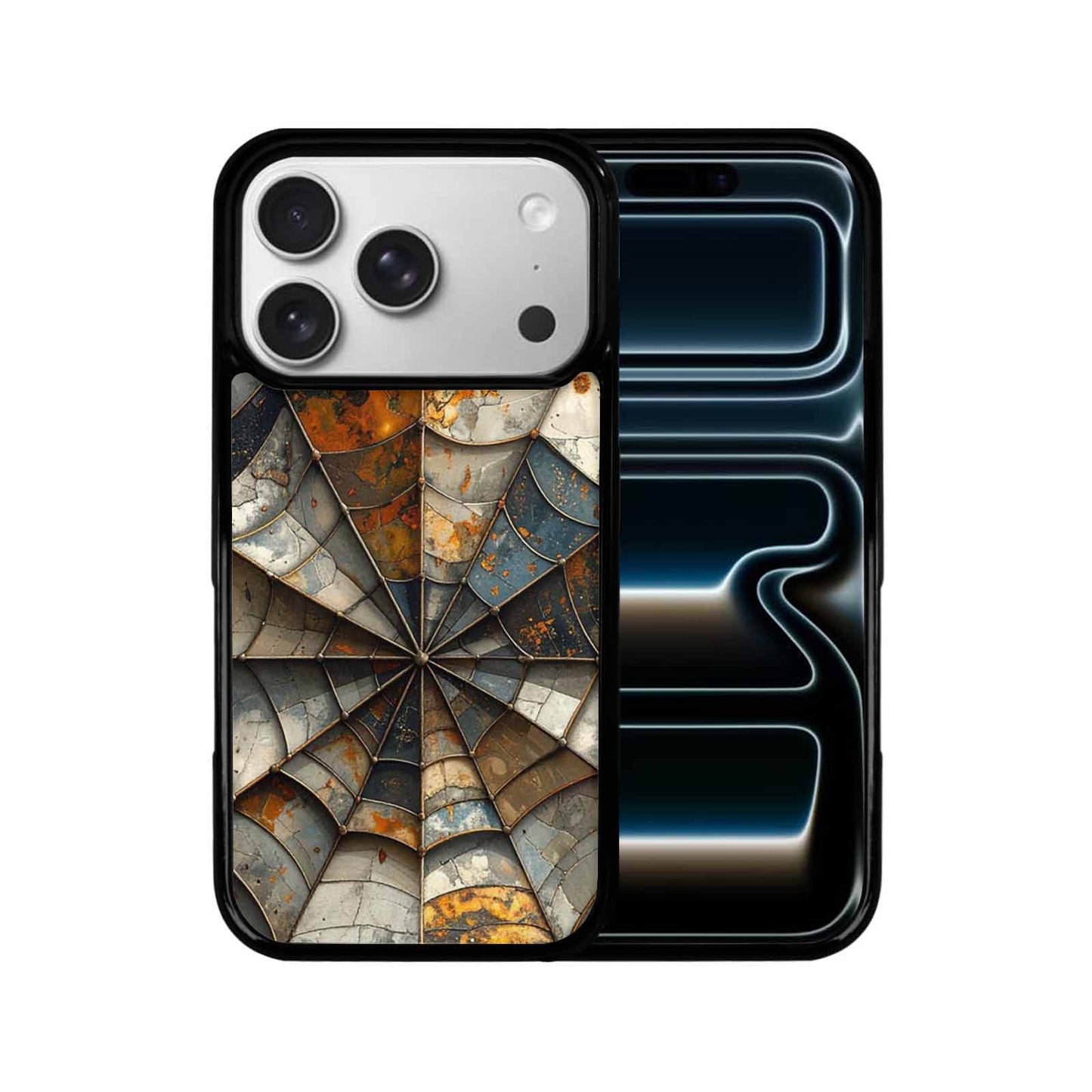 iPhone 17 Pro Case — Foil Galaxy Art Spider Galaxy Space, Customized Protective Case