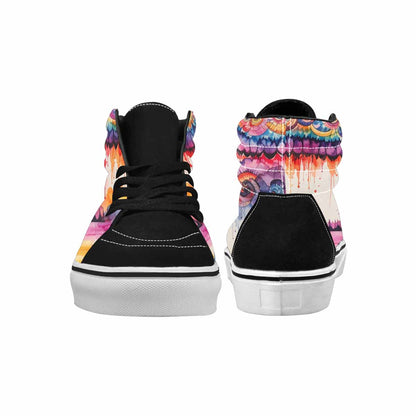 MEN'S Tie High Top Canvas Vivid Sneakers
