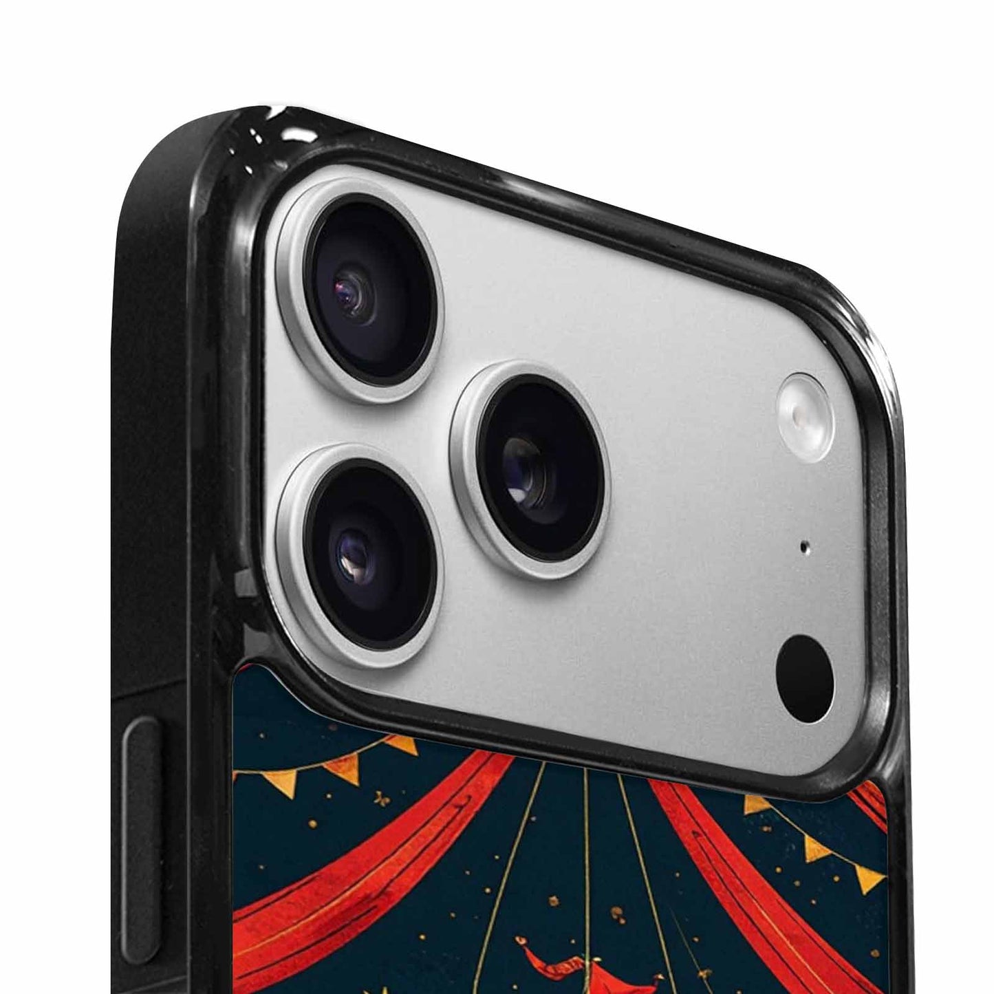 iPhone 17 Pro Case — Vintage Circus Art Pattern Retro Vintage, Custom Designed Case Cover