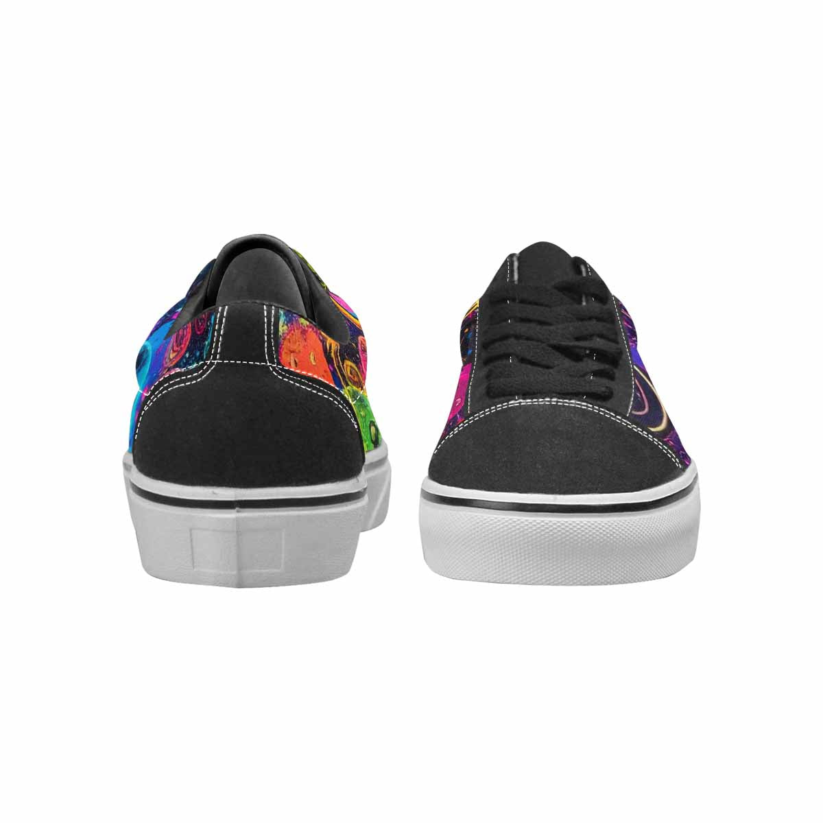 WOMEN'S Smiley Faces × Glow Lace-Up Canvas Dreamcore Shoes