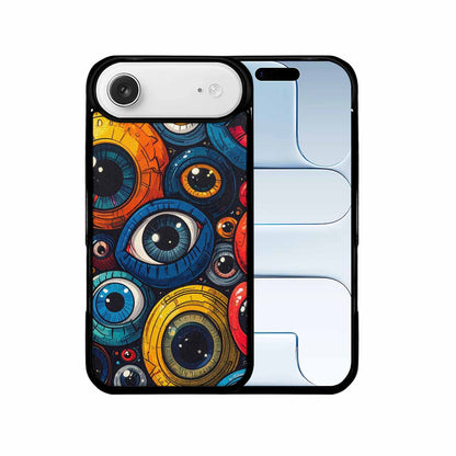 iPhone 17 Air Case — Cartoon Eyeballs Cartoon Cute, Unique Phone Case Design