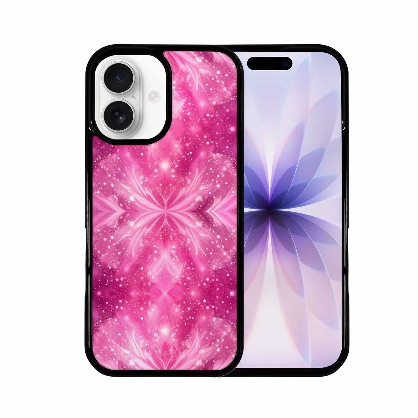 iPhone 17 Case — Galaxy Art Pink Aurora Galaxy Space, Custom Phone Case