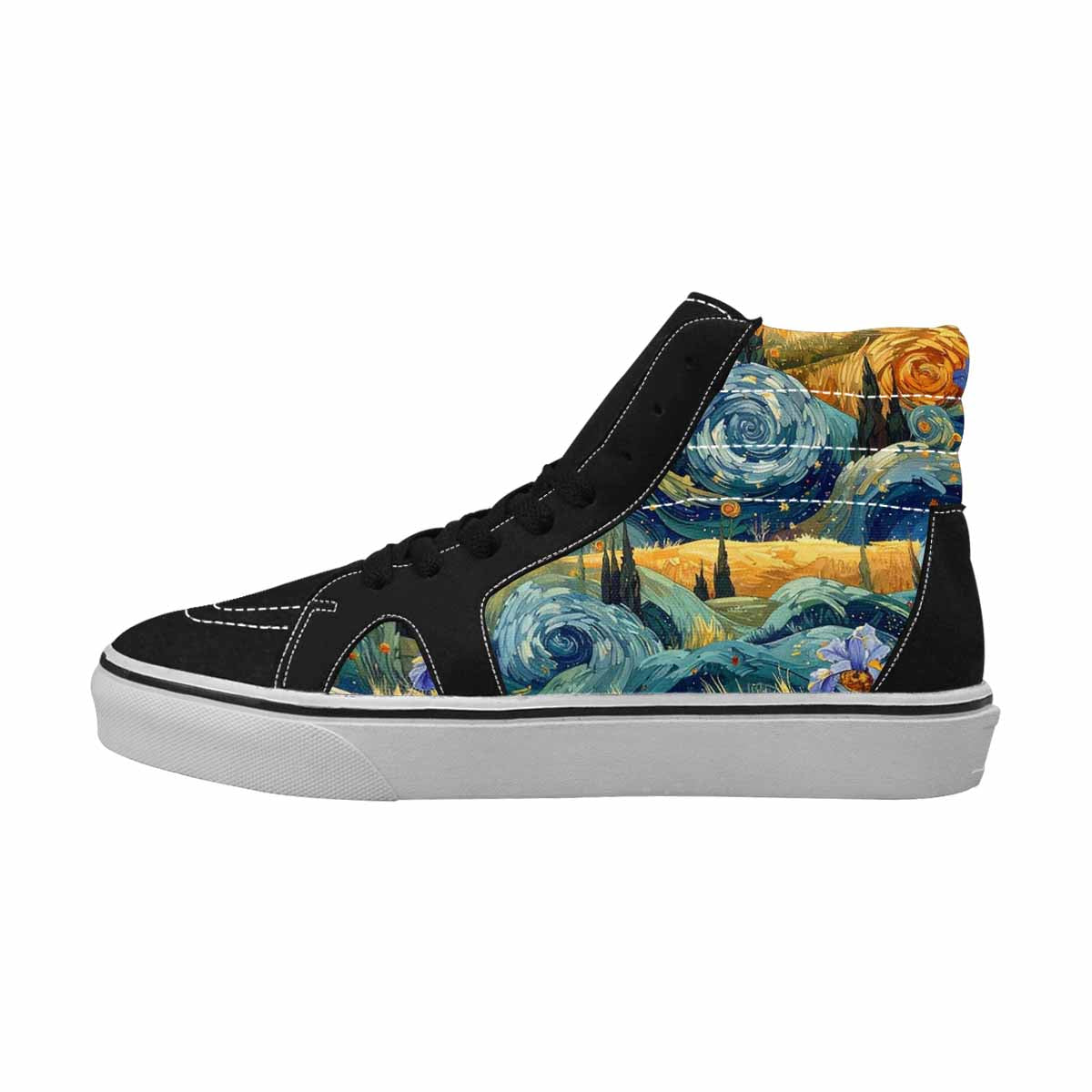 WOMEN'S Blend All Versions High Top Canvas Neon Fantasy Custom Sneakers