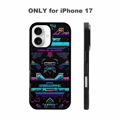 iPhone 17 Case — Retro Pixel Art Pattern, Retro Vintage, Custom Made Phone Cover