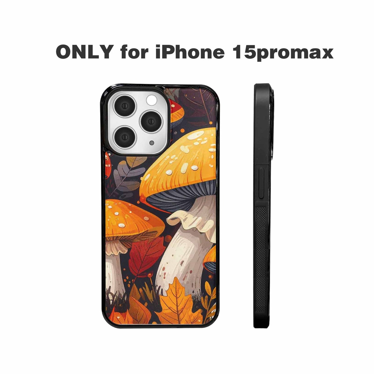 iPhone 15 Pro Max Case — Bold Autumn Mushroom Bold Autumn Mushroom, Original Design Phone Case