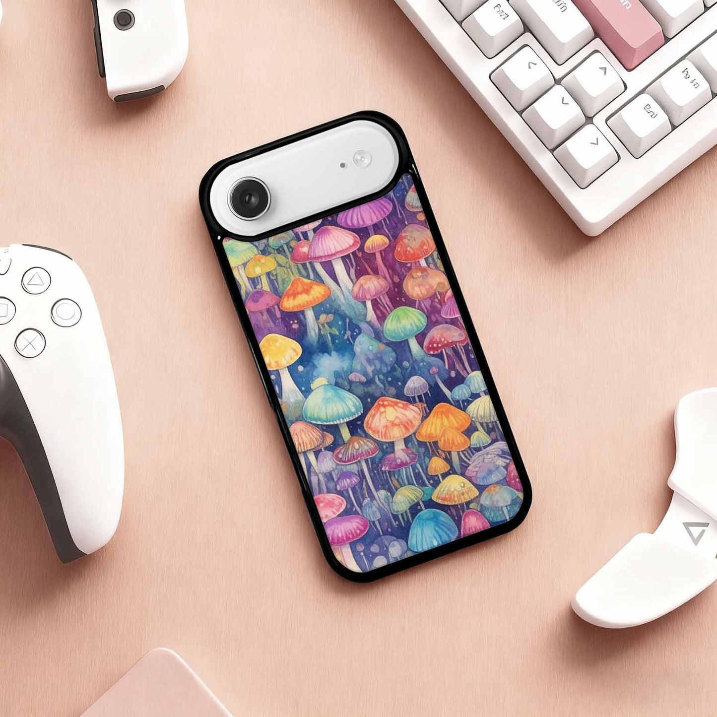 iPhone 17 Air Case — Mushrooms Tie Dyemushrooms Pat Rvh Tie, Custom Phone Case