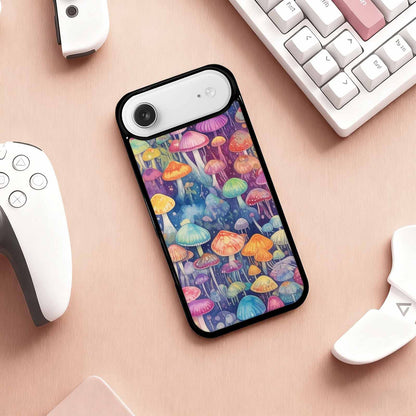 iPhone 17 Air Case — Mushrooms Tie Dyemushrooms Pat Rvh Tie, Custom Phone Case