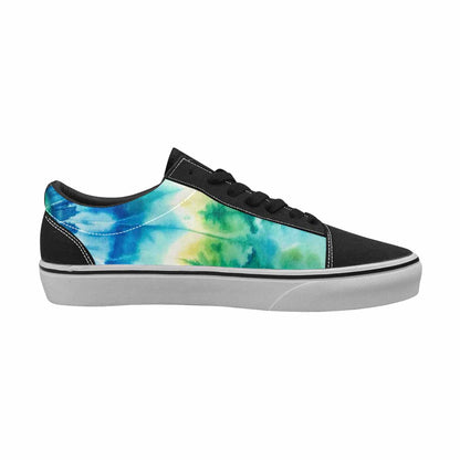 MEN'S Tie Dye Swirl Canvas Lace-Up Aesthetic Shoes