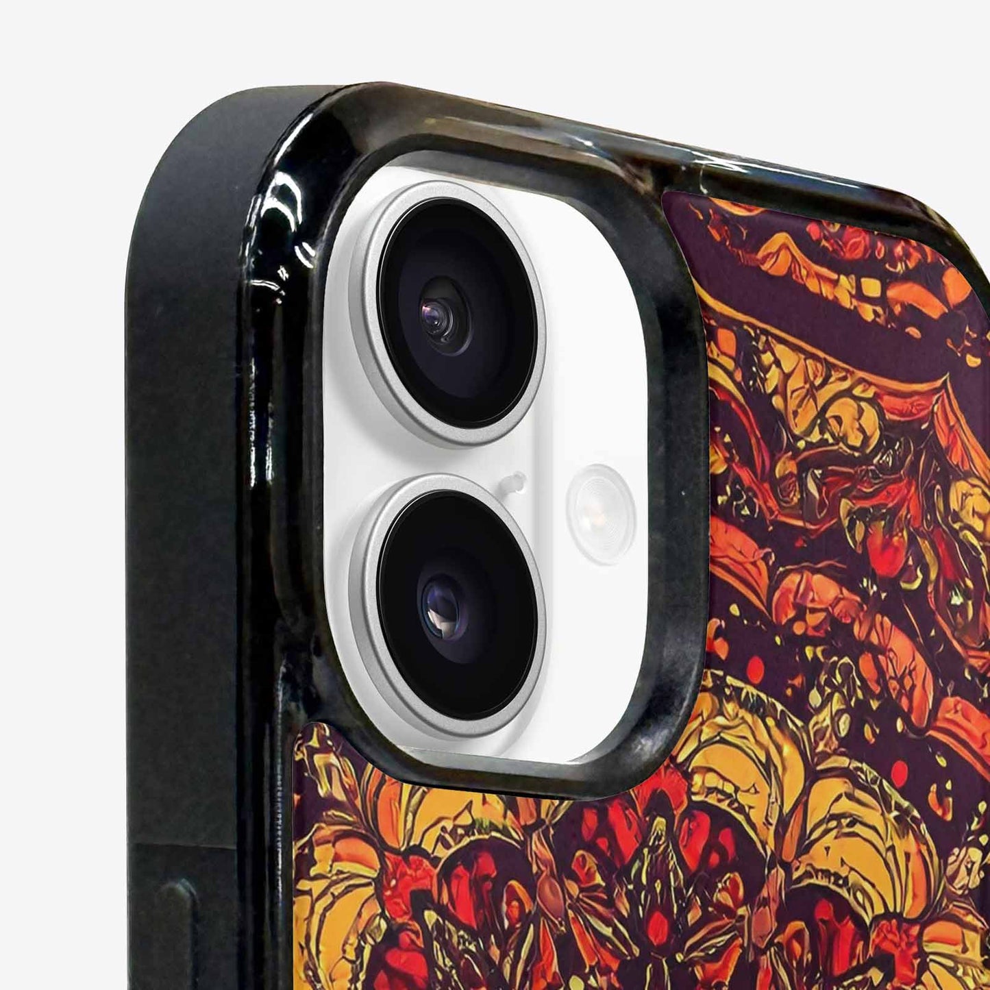 iPhone 16 Case — Mandala Lions Art Seamless Pattern Vibrant, Custom Art Phone Cover