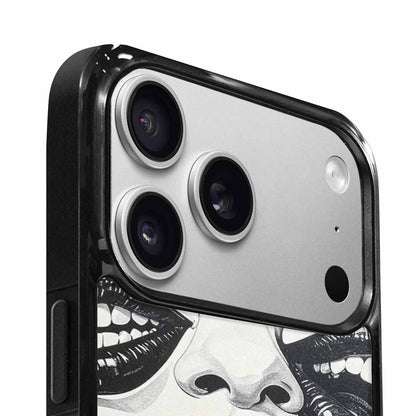 iPhone 17 Pro Max Case — Googly Cartoon Mouths Cartoon Cute, Custom Made Phone Cover