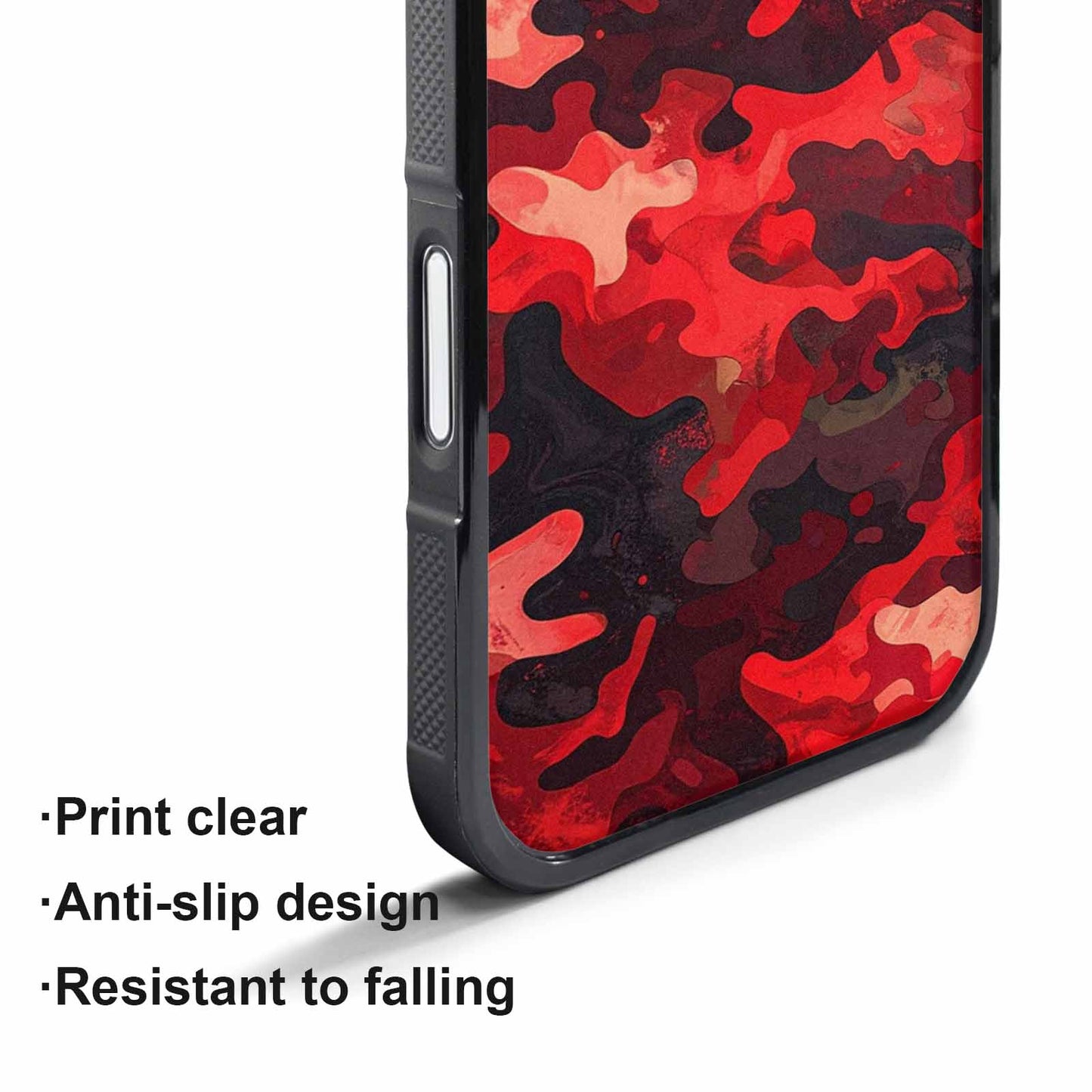 iPhone 17 Pro Max Case — Small Military Camouflage Blotch Camo, Custom Print Case Cover