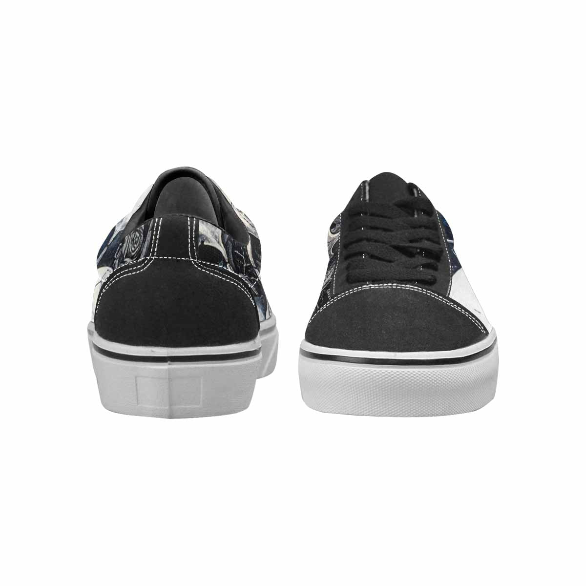 WOMEN'S Skull Roses Lace-Up Canvas Dreamlike Custom Shoes