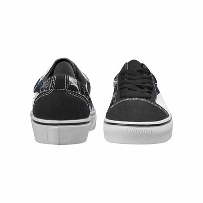 WOMEN'S Skull Roses Lace-Up Canvas Dreamlike Custom Shoes