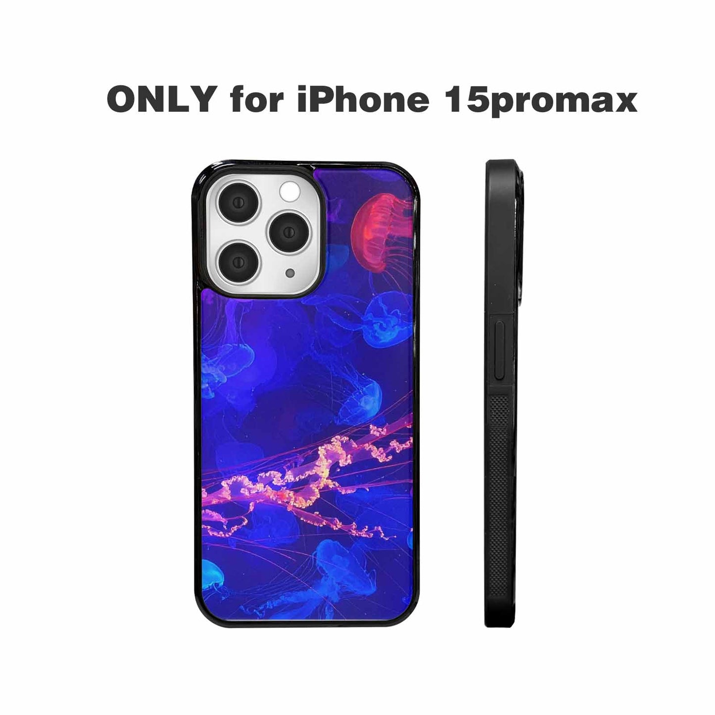 iPhone 15 Pro Max Case — Jellyfish Glow Jellyfish Glow Pattern Hundreds, Original Design Phone Case