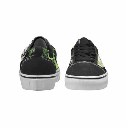WOMEN'S Skulls (general) Lace-Up Canvas Dark Academia Custom Sneakers