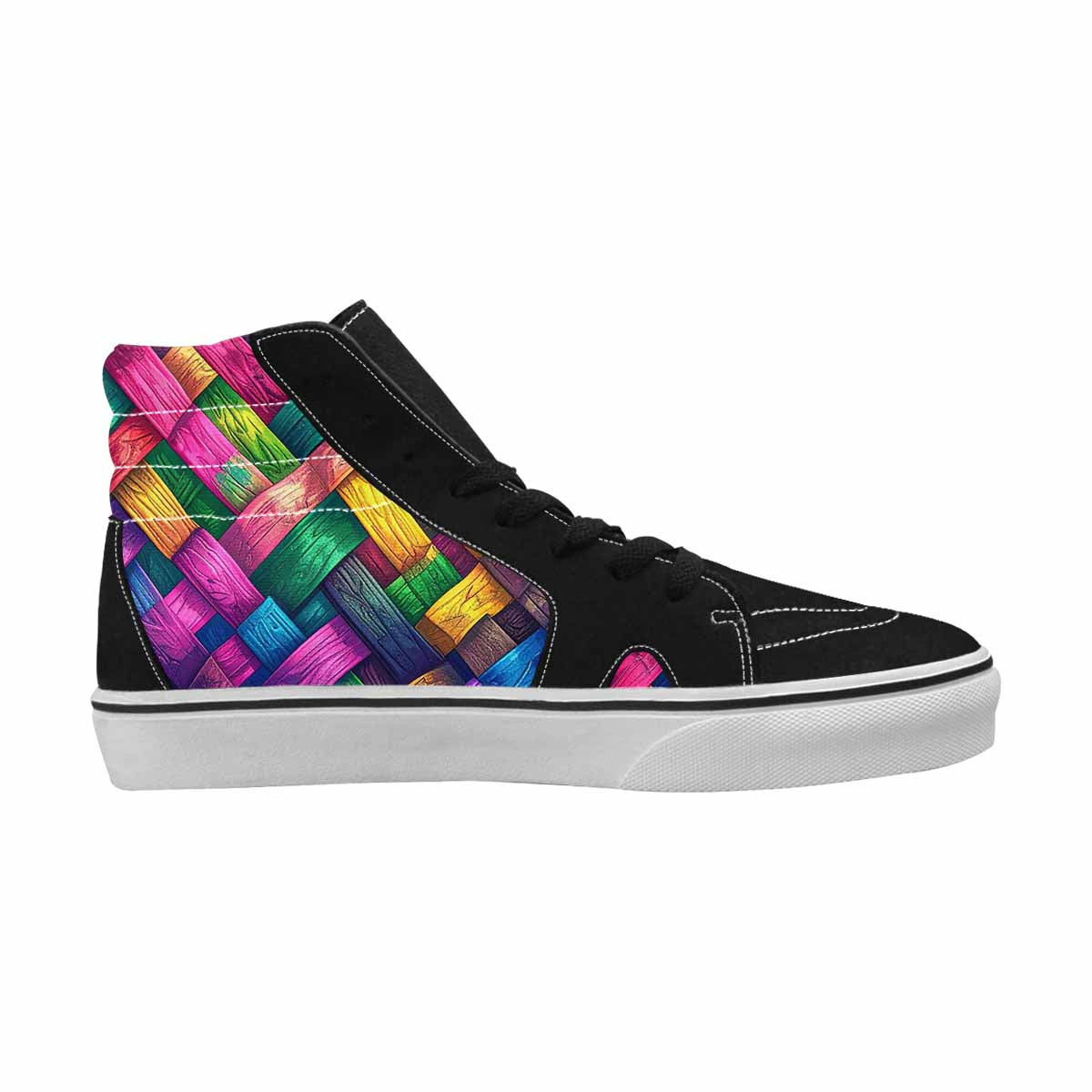 WOMEN'S Polysexual Flag Color High Top Canvas Vivid Sneakers