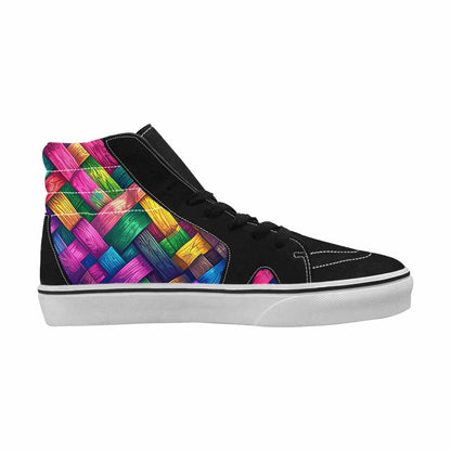 WOMEN'S Polysexual Flag Color High Top Canvas Vivid Sneakers