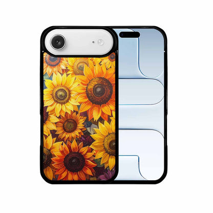 iPhone 17 Air Case — Full Color Vibrant Sunflower Burst Floral, Original Design Phone Case