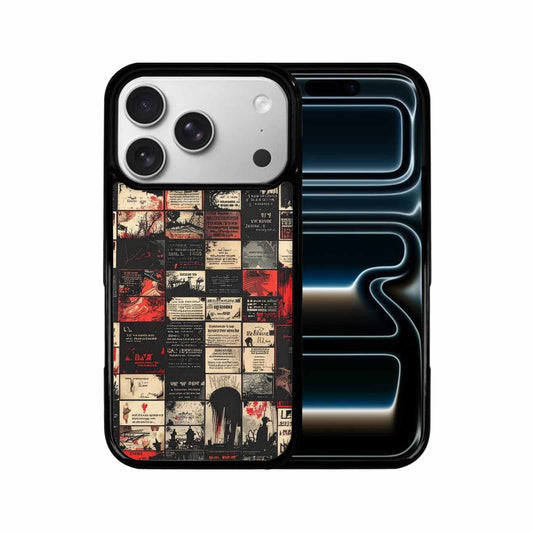iPhone 17 Pro Case — Vintage Horror Comic Panel Vintage Retro, Custom Phone Case