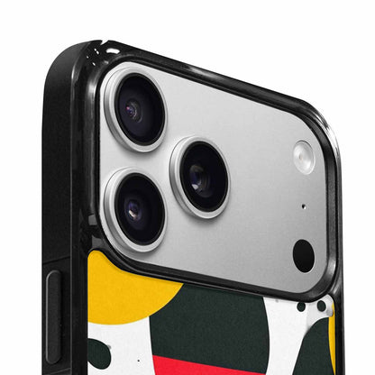 iPhone 17 Pro Max Case — Memphis Art Pattern Retro Vintage, Custom Phone Case