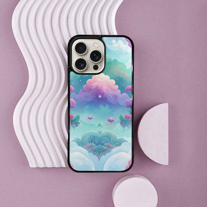 iPhone 16 Pro Max Case — Surrealist Dreamscape Illustration Pattern, Original Design Phone Case