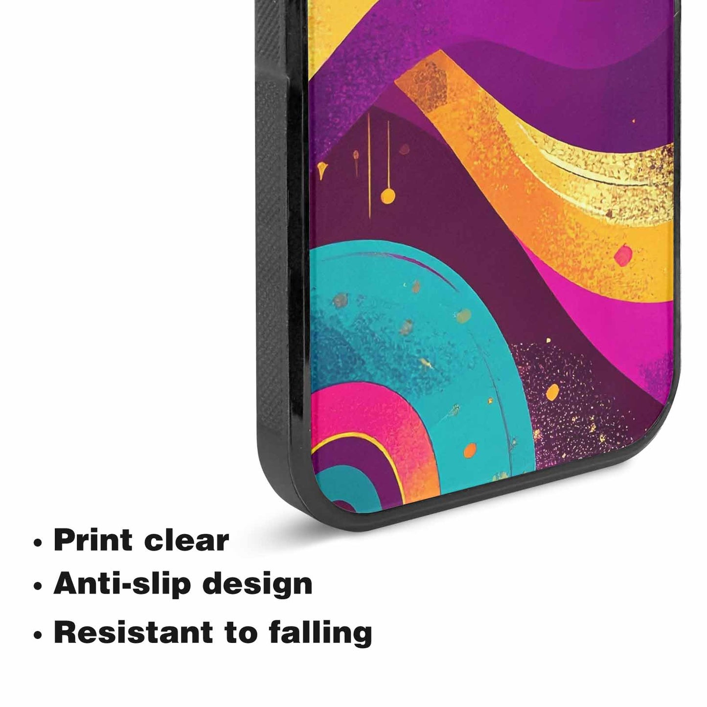iPhone 15 Plus Case — 1970s Disco Art Pattern, Custom Art Phone Cover
