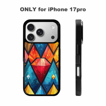 iPhone 17 Pro Case — Vintage Summer Diamond Retro Vintage, Personalized Phone Case
