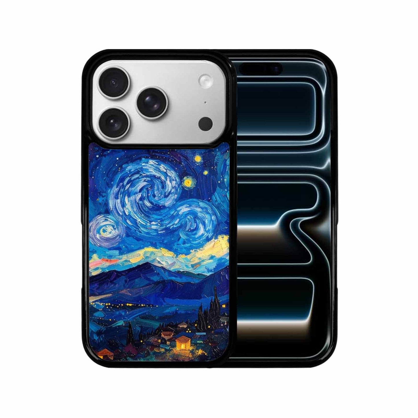 iPhone 17 Pro Case — Starry Night Van Gogh Paint Galaxy, Customized Protective Case