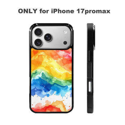 iPhone 17 Pro Max Case — Watercolor Splash Abstract Pattern, Watercolor Abstract, Customized Protective Case