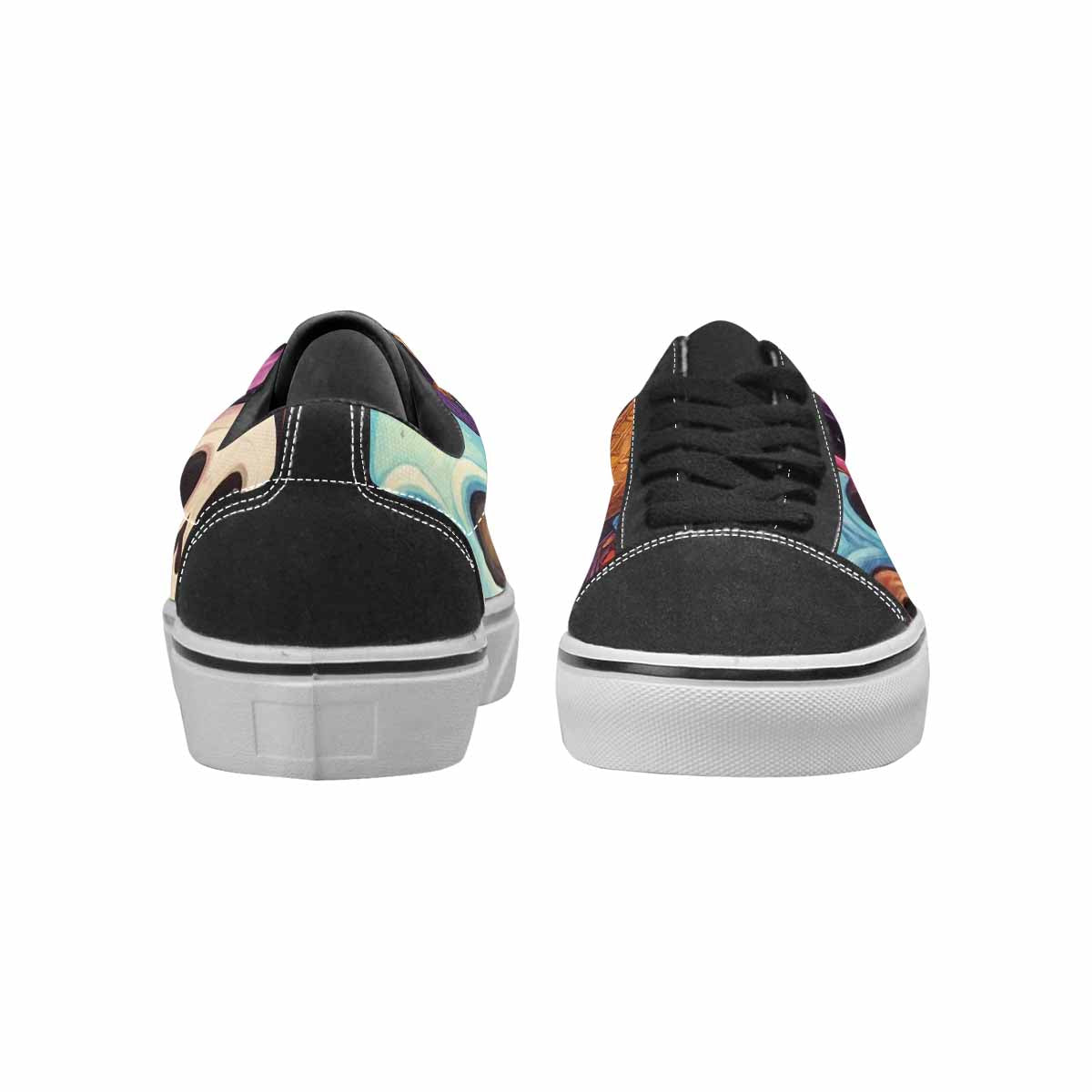 WOMEN'S Ice Cream Monsters  Lace-Up Canvas Aesthetic Custom Shoes
