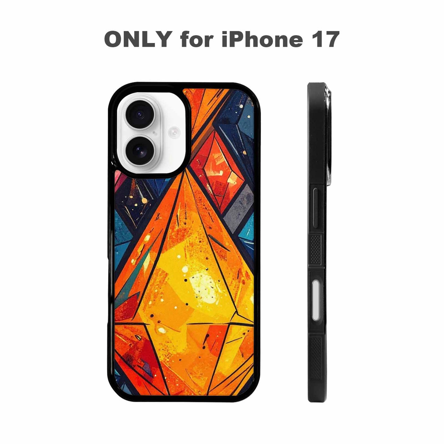 iPhone 17 Case — Vintage Summer Diamond Retro Vintage, Custom Art Phone Cover