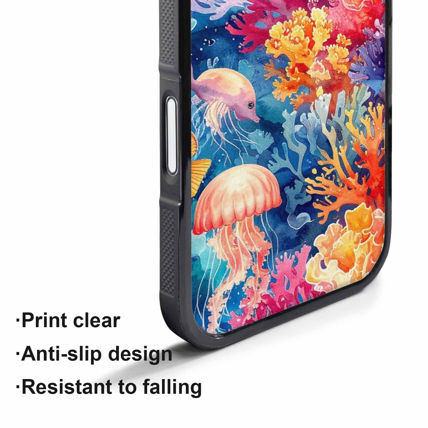 iPhone 17 Pro Case — Small Fish Scale And Coral Original, Custom Made Phone Cover