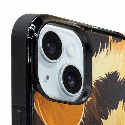 iPhone 15 Plus Case — Leopard Soft Airbrush Gradient, Custom Print Case Cover