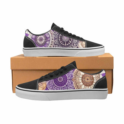 MEN'S Mandala Canvas Lace-Up Grunge Sneakers