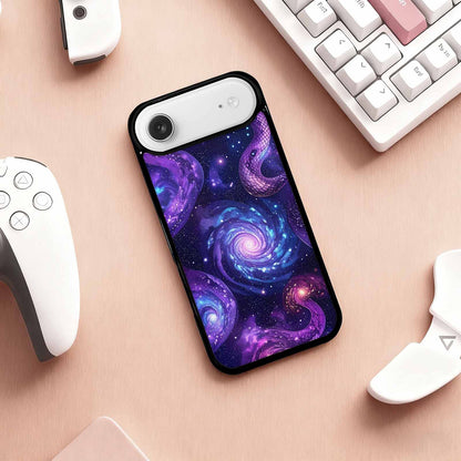iPhone 17 Air Case — Snake Print Galaxy Seamless Pattern Animal, Custom Phone Case