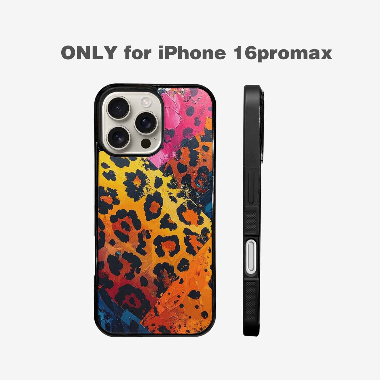 iPhone 16 Pro Max Case — Full Color Vibrantanimal Print A, Custom Art Phone Cover